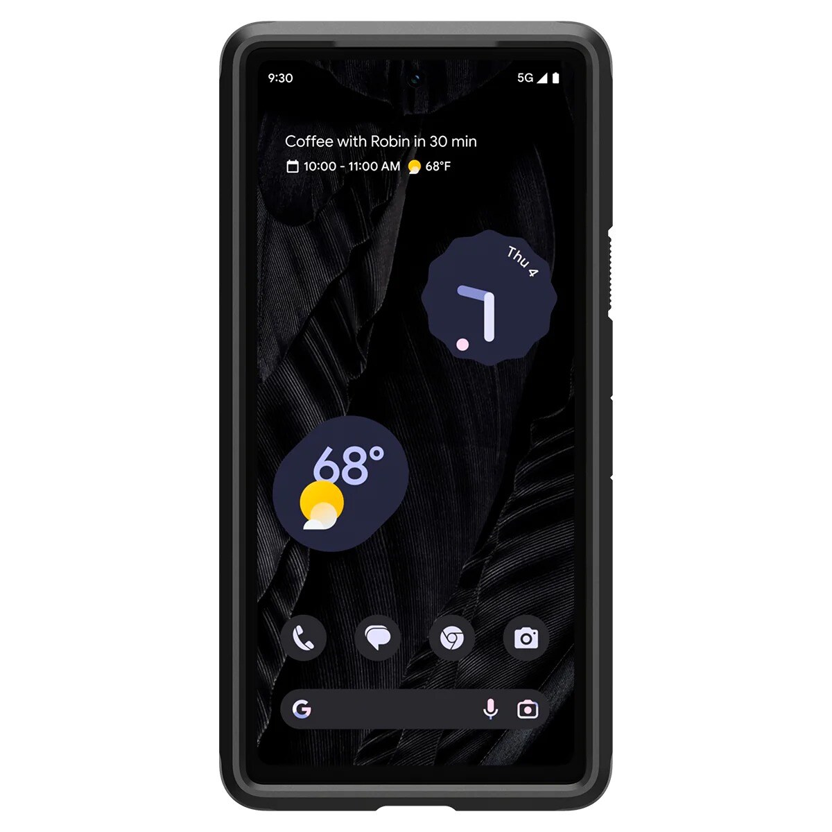 Google Pixel 7a Case Tough Armor Black