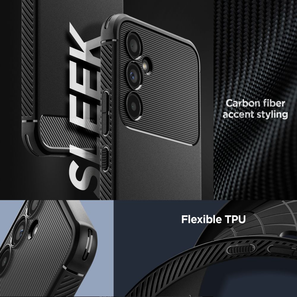 Samsung Galaxy A54 Case Rugged Armor Black