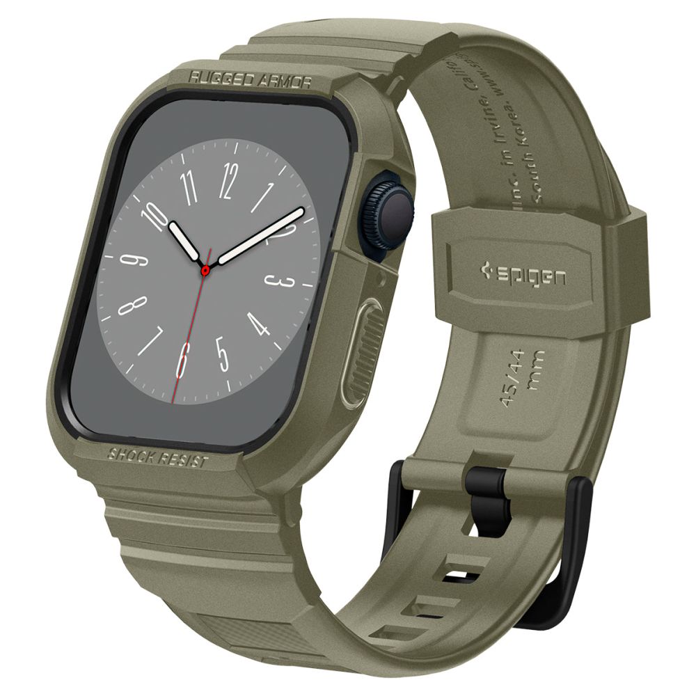 Apple Watch 45mm Series 9 Case Rugged Armor Pro Vintage Khaki