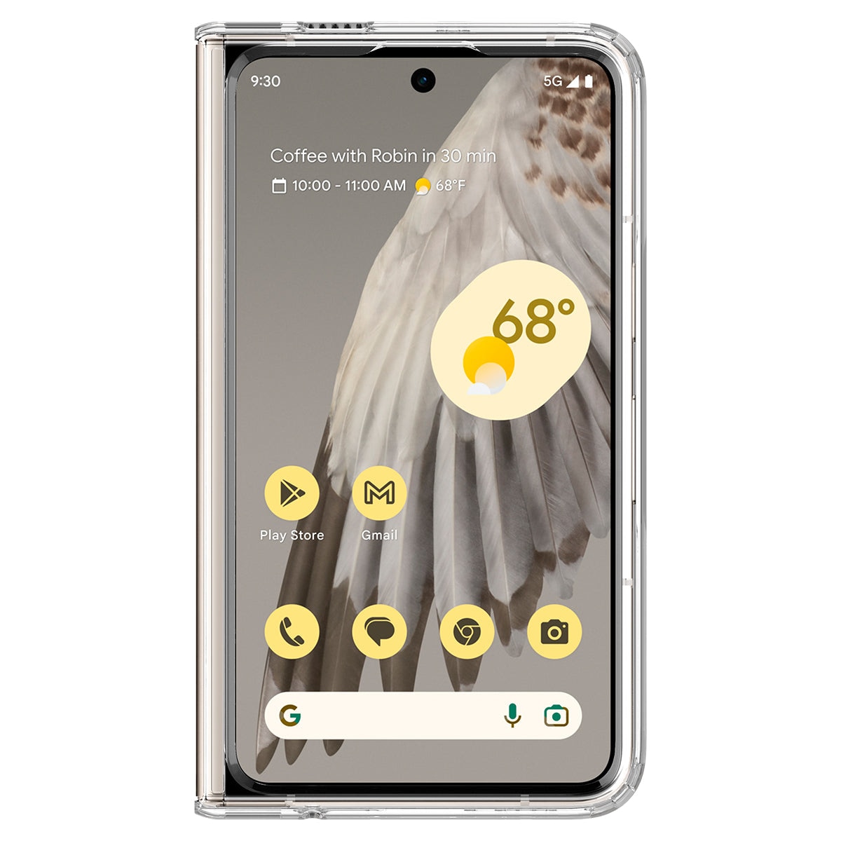 Google Pixel Fold Case Ultra Hybrid Crystal Clear