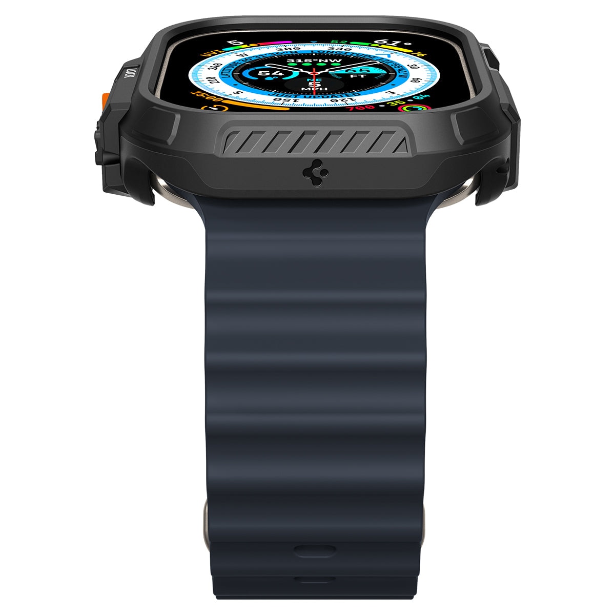 Apple Watch Ultra 2 49mm Case Lock Fit Black