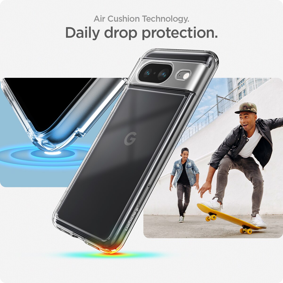 Google Pixel 8 Case Ultra Hybrid Crystal Clear