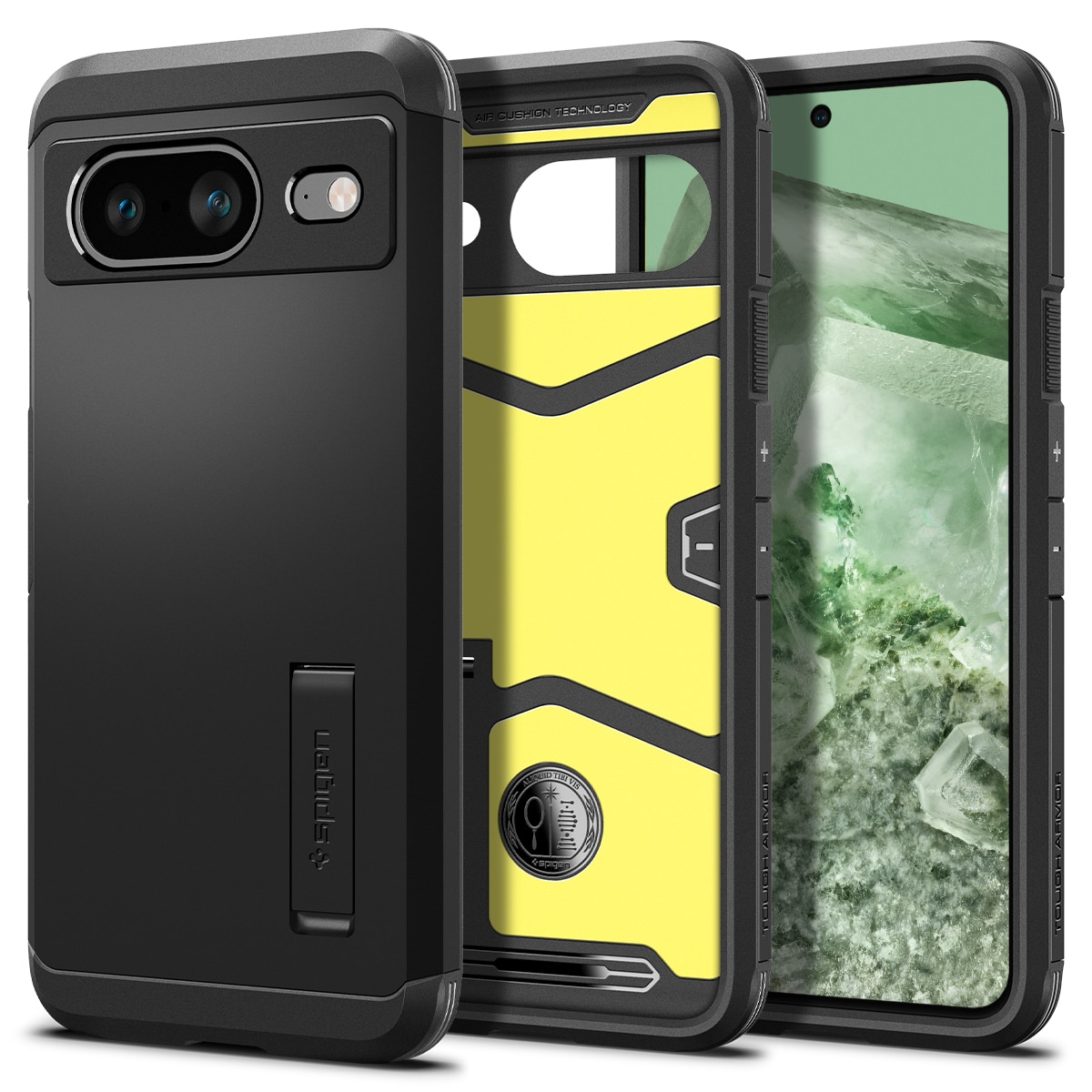 Google Pixel 8a Case Tough Armor Black