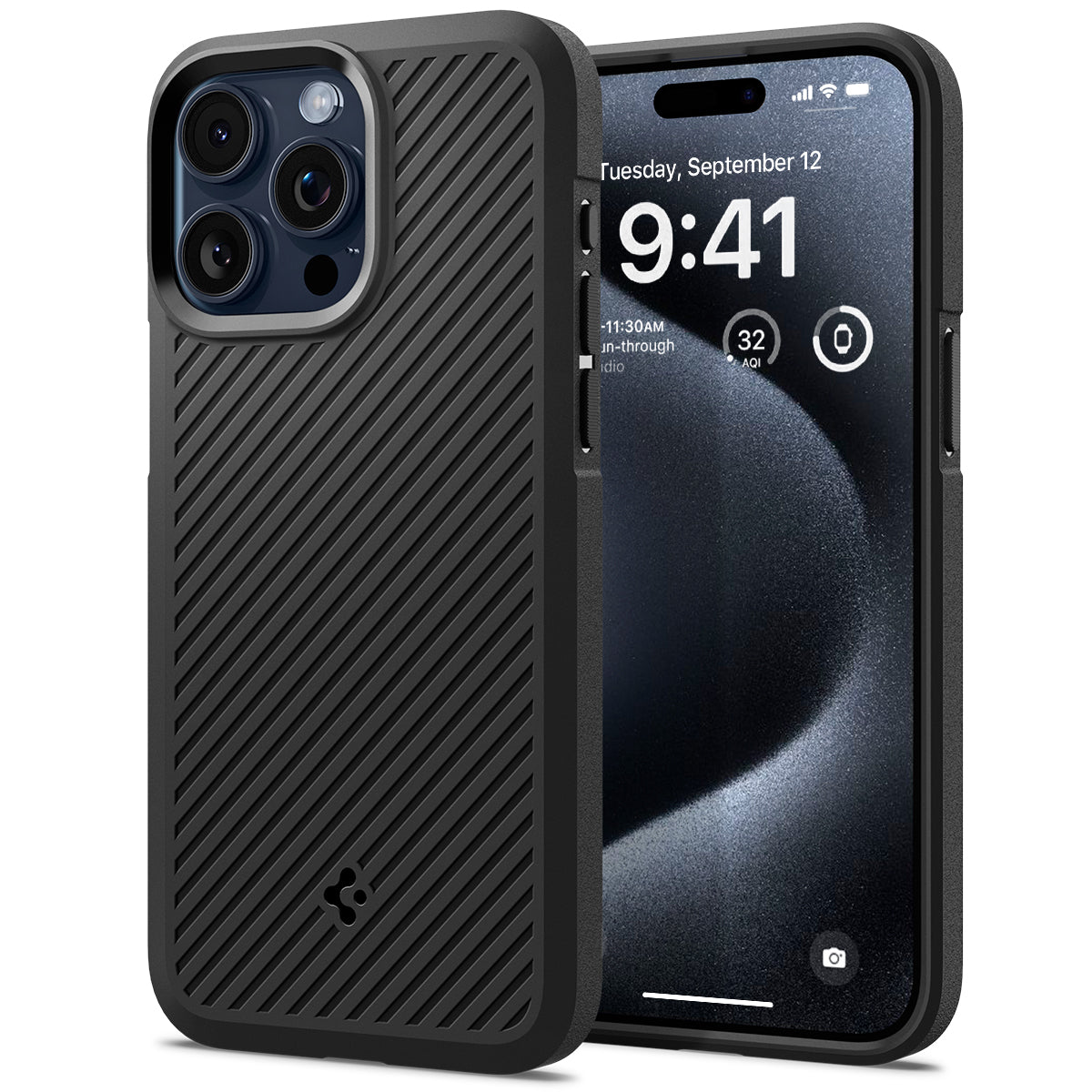 iPhone 15 Pro Core Armor Case Matte Black