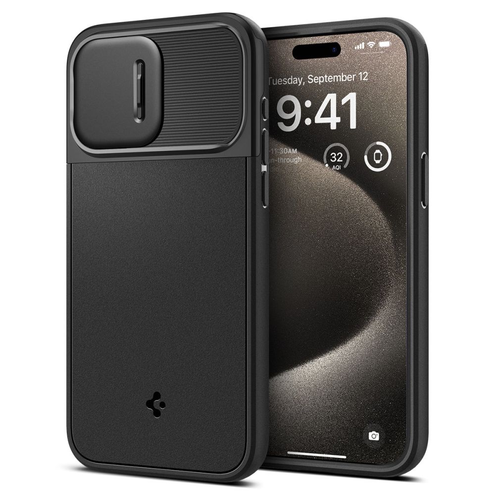 iPhone 15 Pro Max Optik Armor MagSafe Black