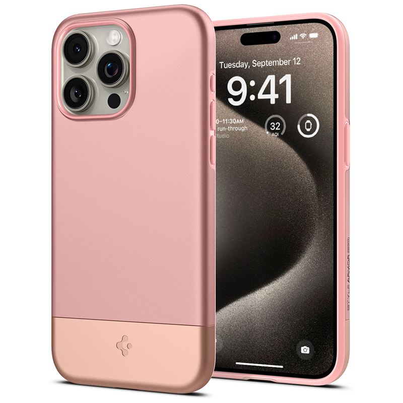 iPhone 15 Pro Max Case Style Armor MagSafe Rose Gold