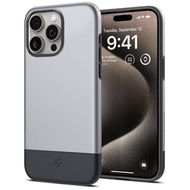 Spigen Core Armor Matte Black MagSafe Case - For iPhone 15 Pro