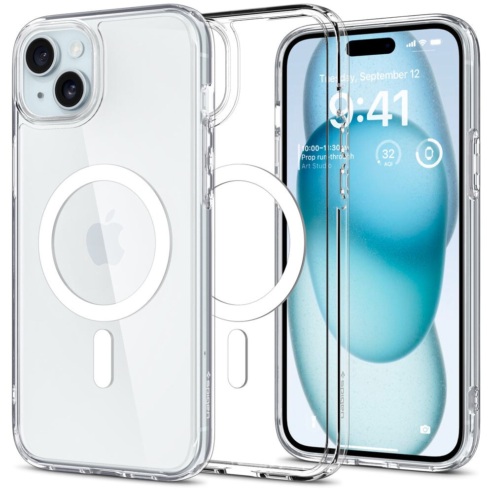 iPhone 15 Plus Case Ultra Hybrid MagSafe White