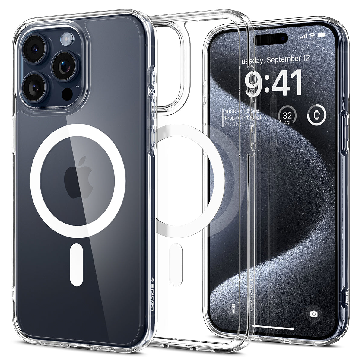 iPhone 15 Pro Case Ultra Hybrid MagSafe White