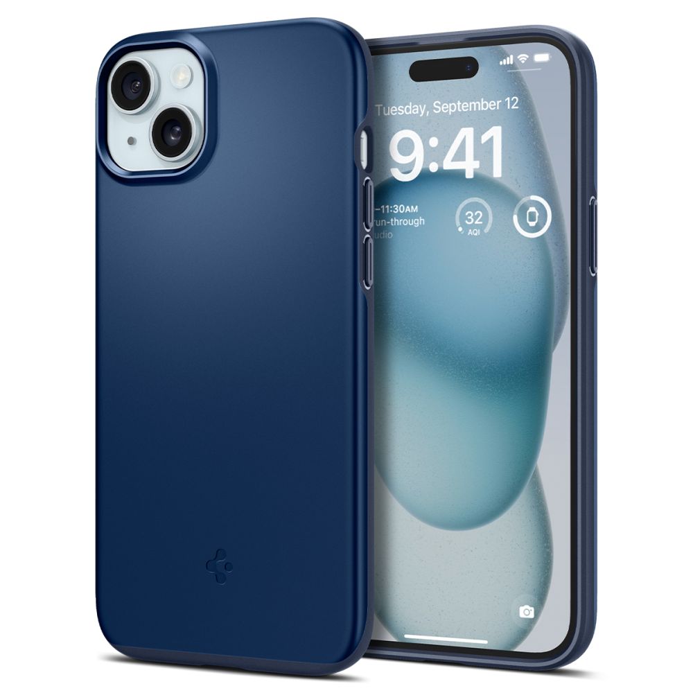 iPhone 15 Case Thin Fit Navy Blue