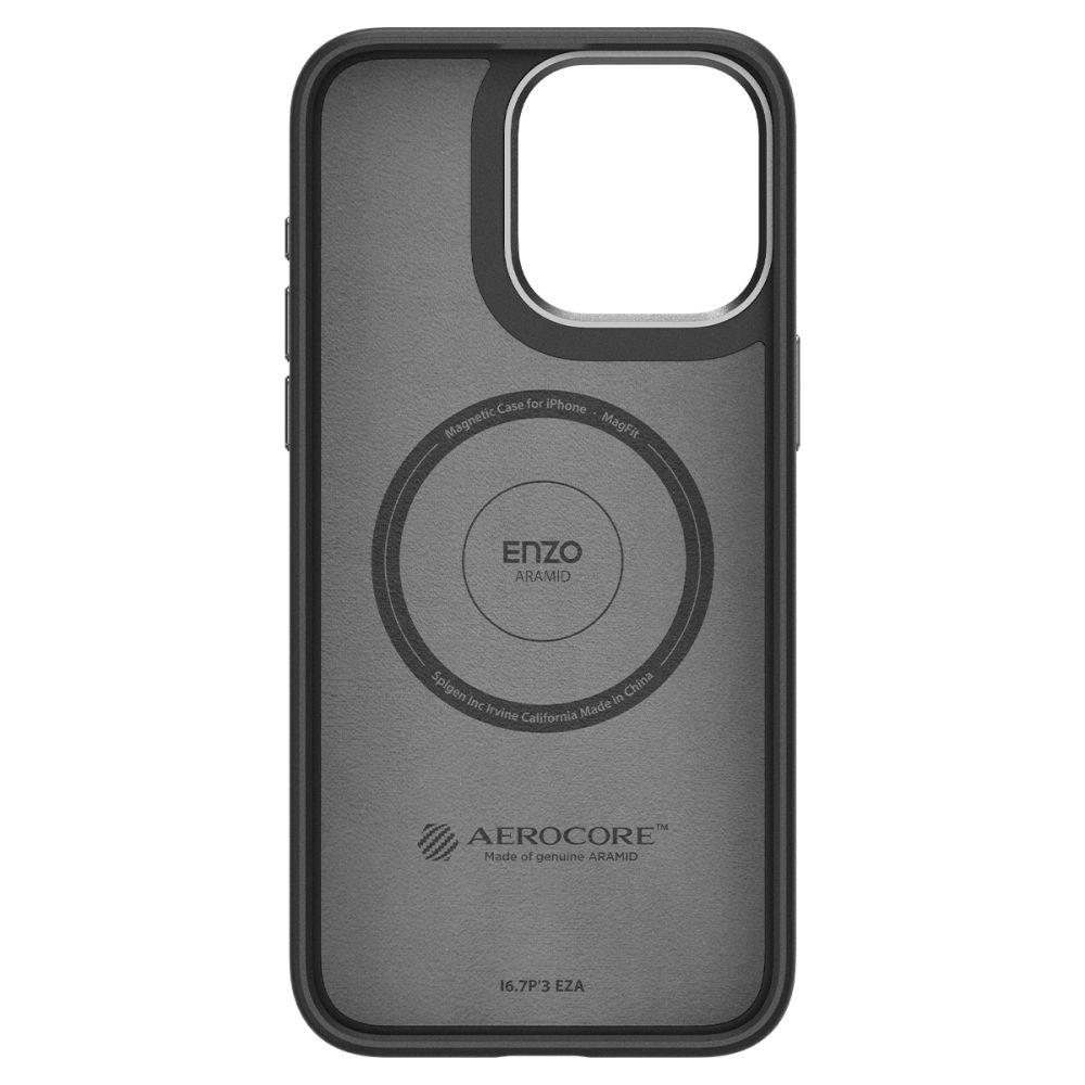 iPhone 15 Pro Case Enzo Aramid MagSafe Black