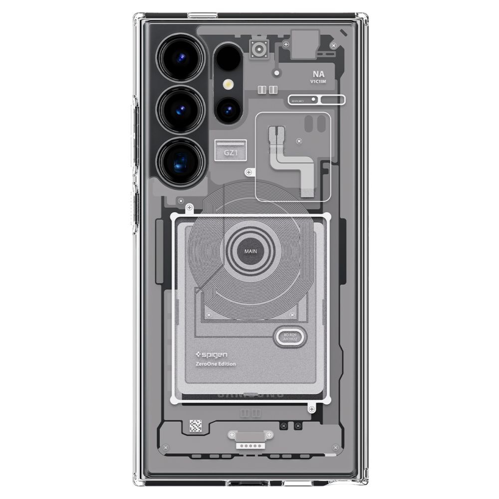 Samsung Galaxy S24 Ultra Case Ultra Hybrid Zero One White
