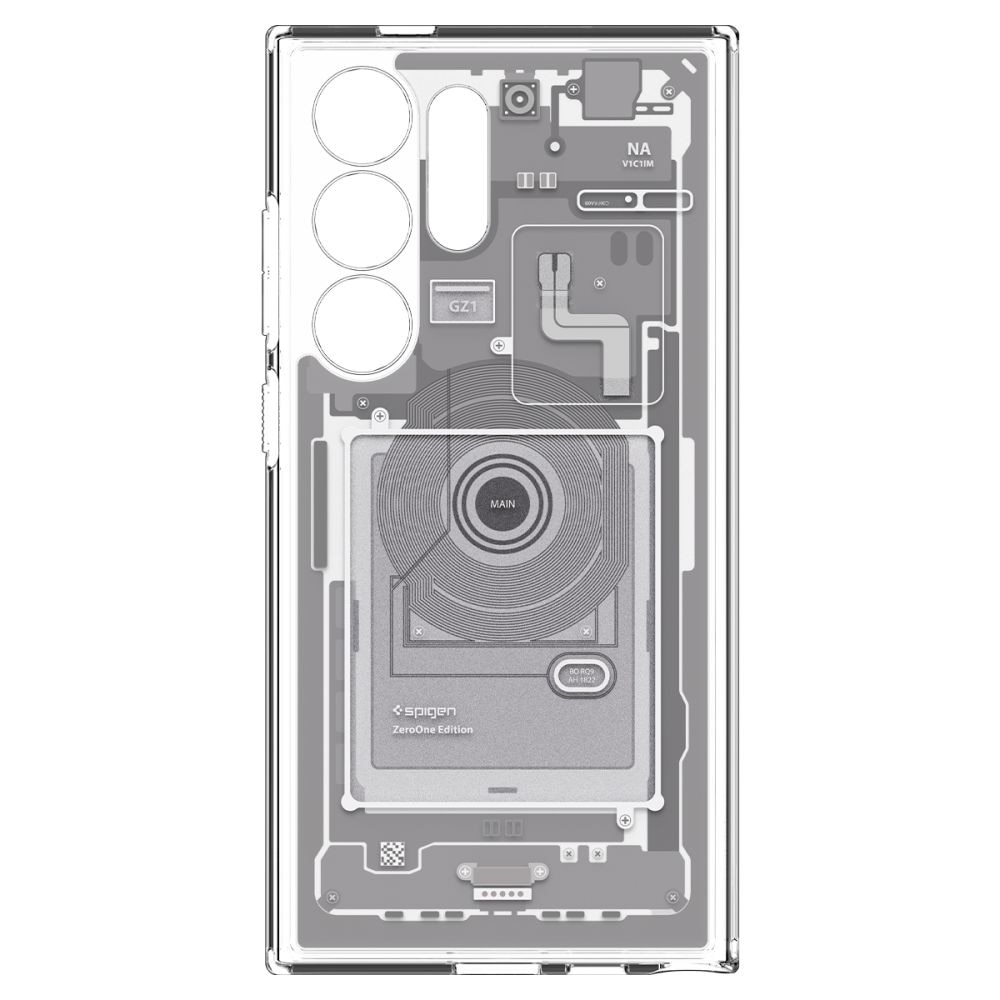 Samsung Galaxy S24 Ultra Case Ultra Hybrid Zero One White