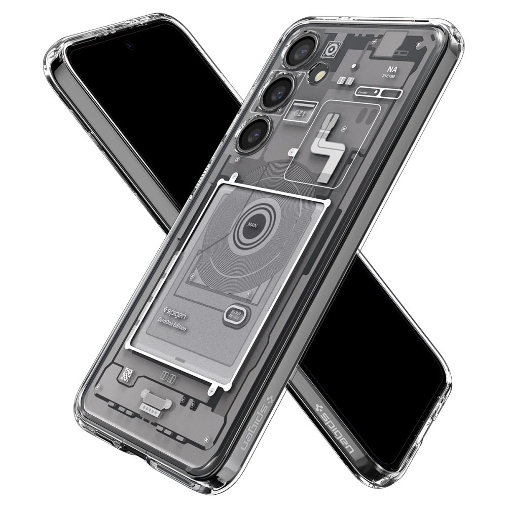 Samsung Galaxy S24 Case Ultra Hybrid Zero One White