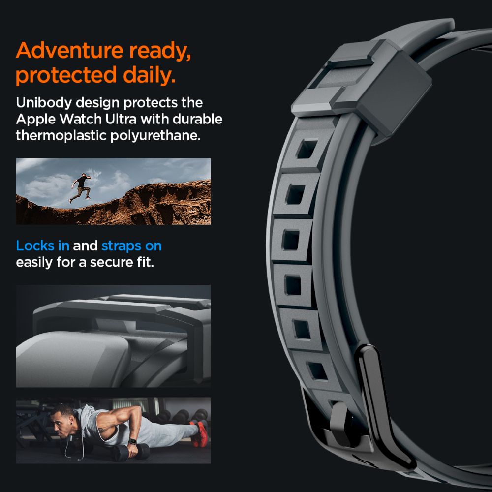 Apple Watch Ultra 49mm Case Rugged Armor Pro Dark Grey