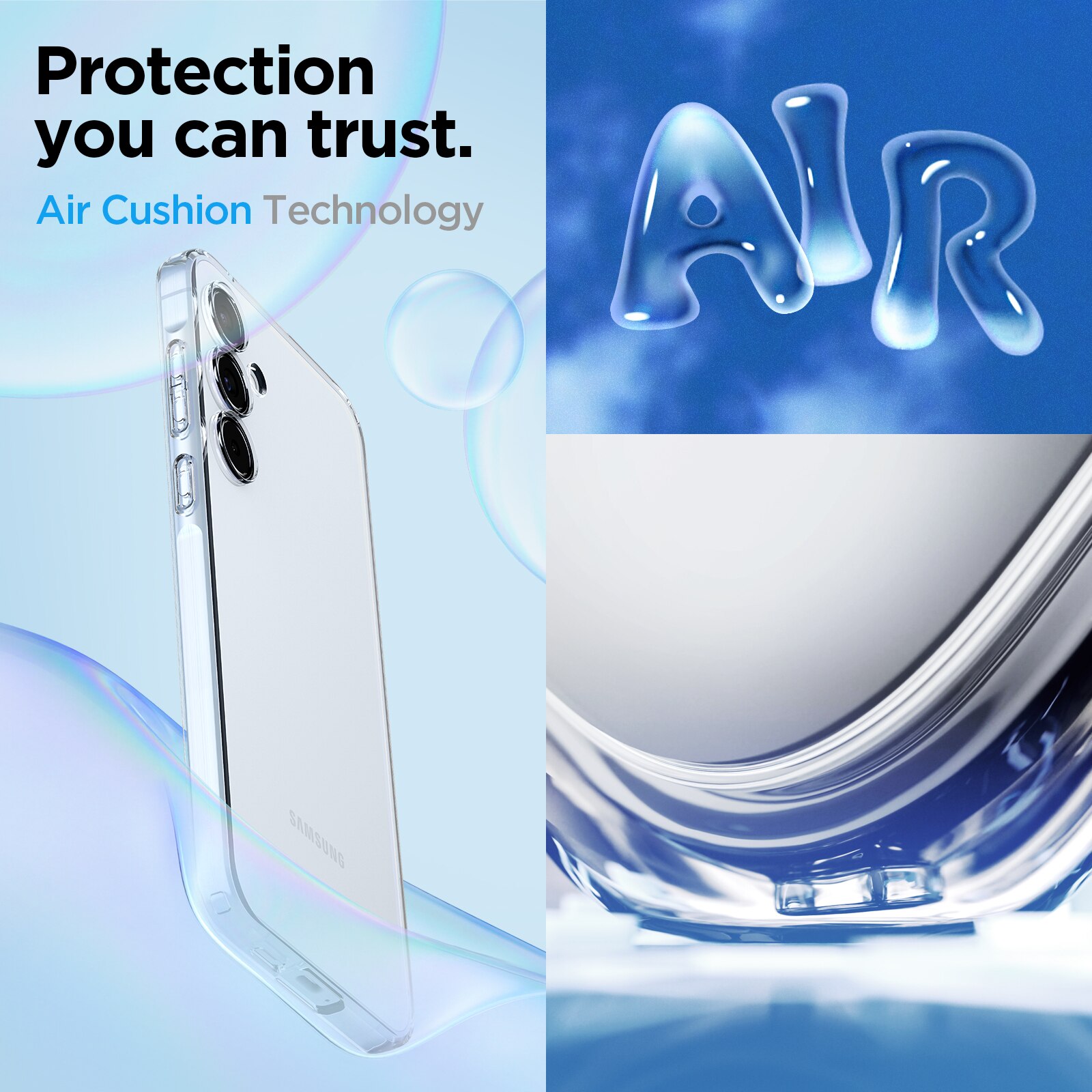 Samsung Galaxy A55 Case Liquid Crystal Clear