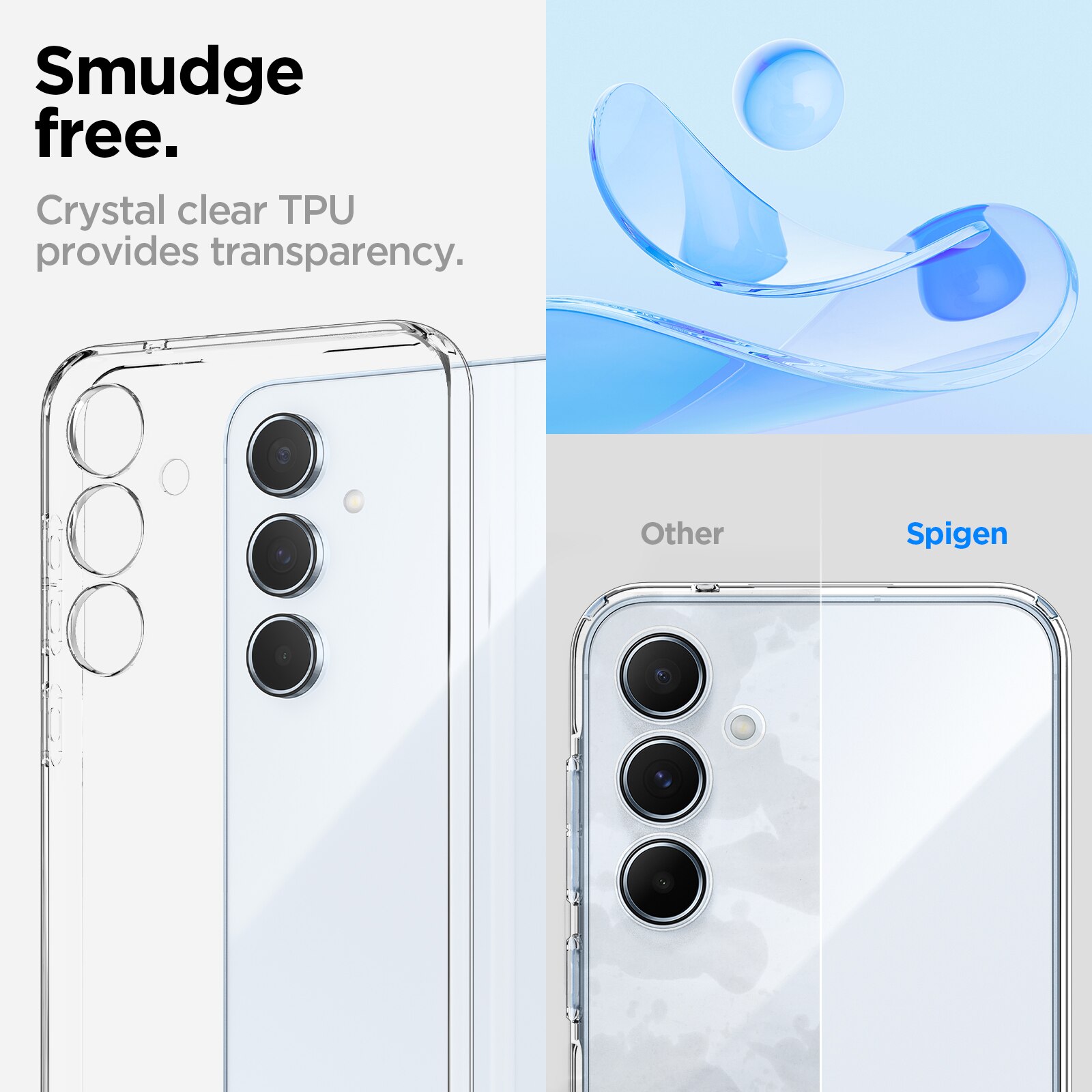 Samsung Galaxy A55 Case Liquid Crystal Clear