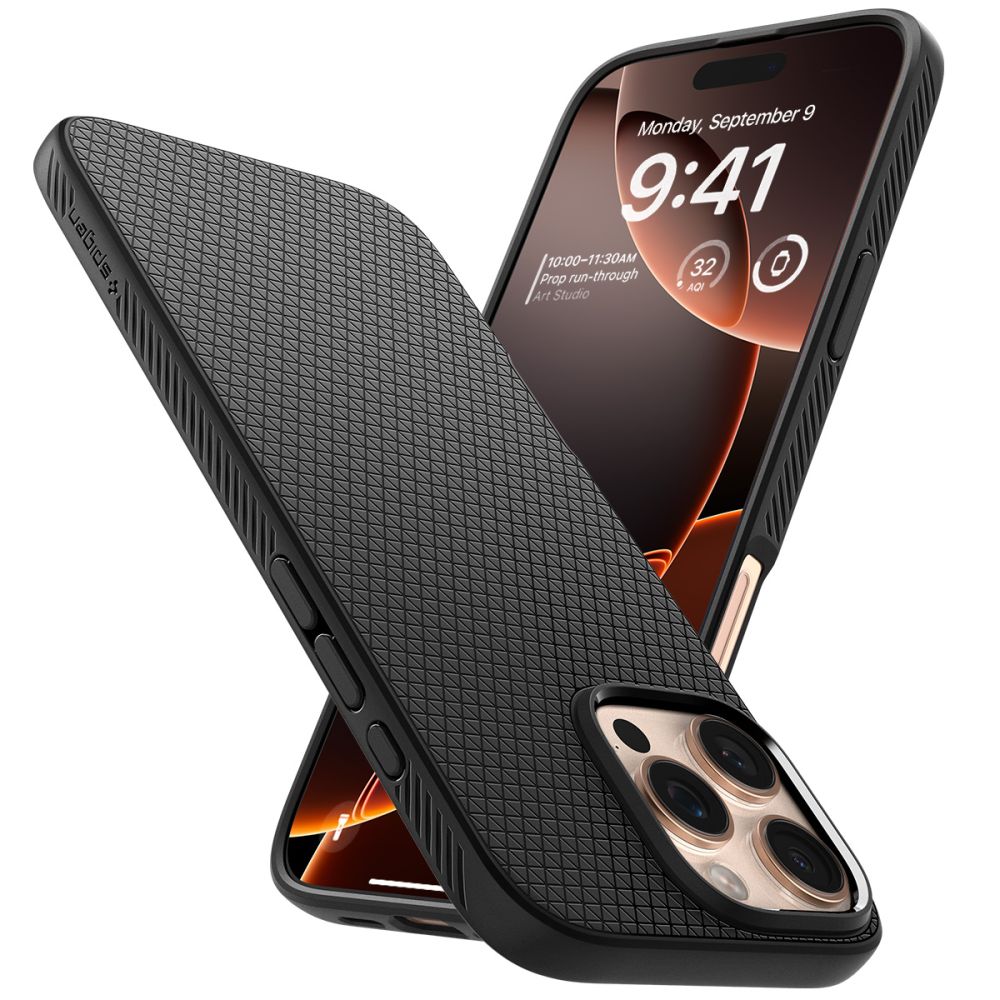 iPhone 16 Pro Max Case Liquid Air Matte Black