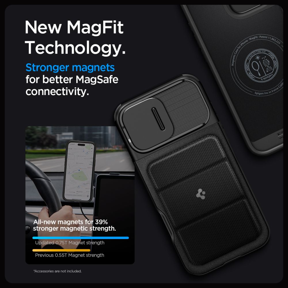 iPhone 16 Pro Max Optik Armor MagSafe Black