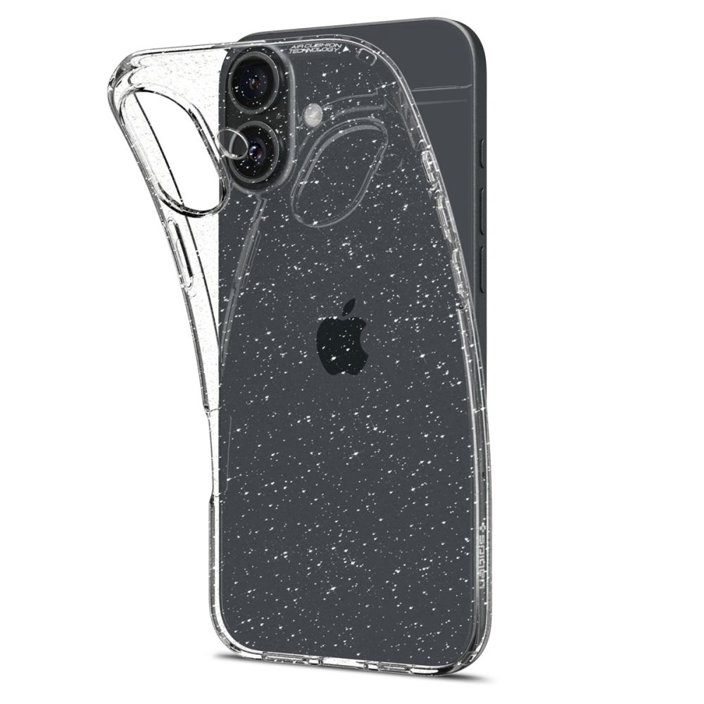 iPhone 16 Plus Case Liquid Crystal Glitter Crystal
