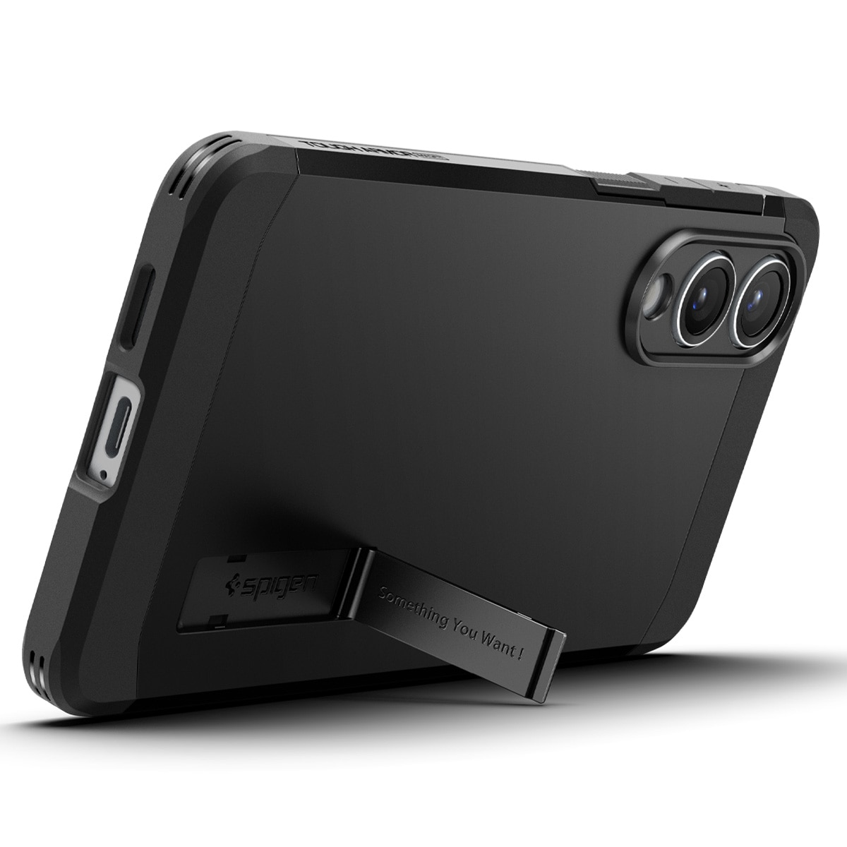 Samsung Galaxy S25 Edge Case Tough Armor MagSafe Black