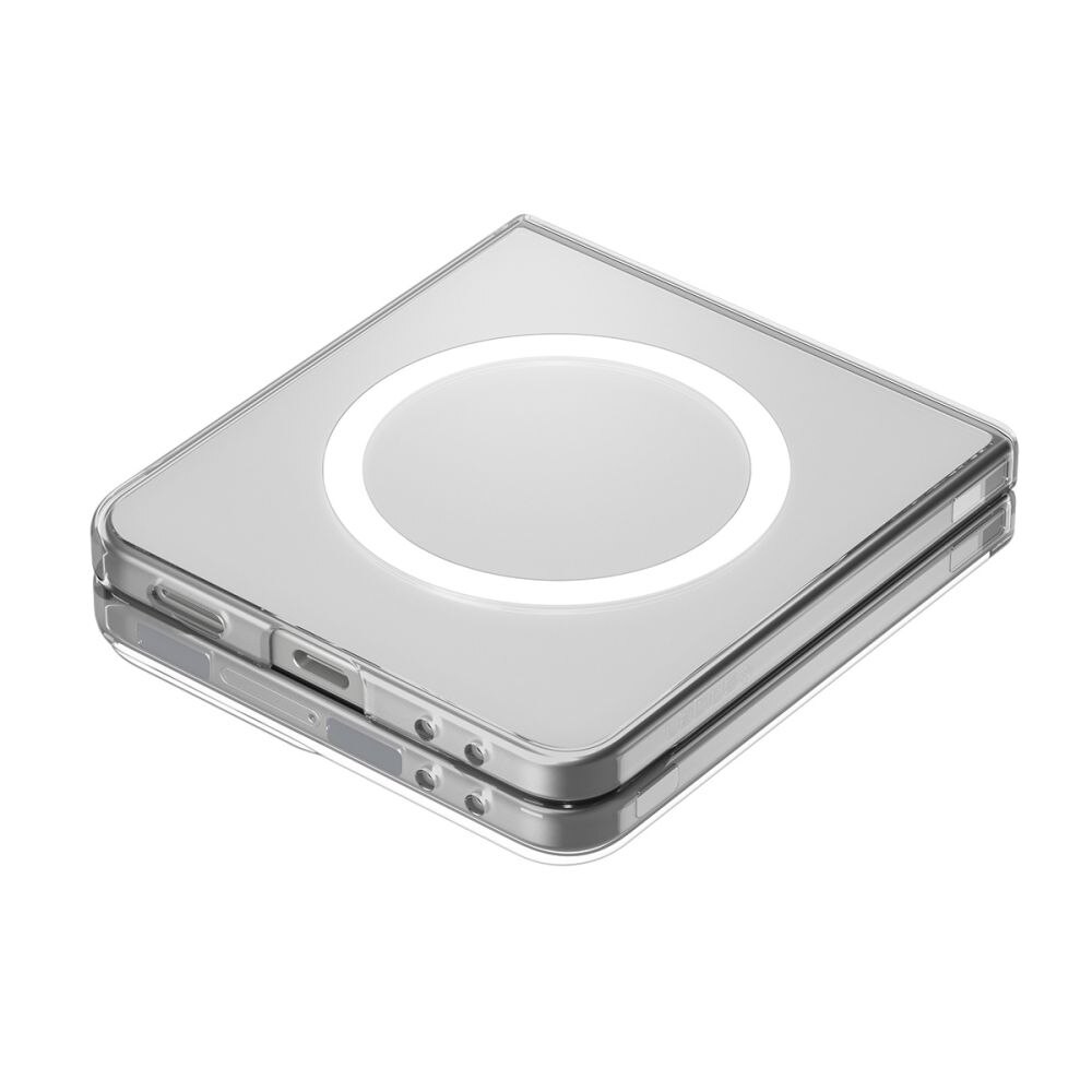 Samsung Galaxy Z Flip 7 Case AirSkin MagSafe Clear White