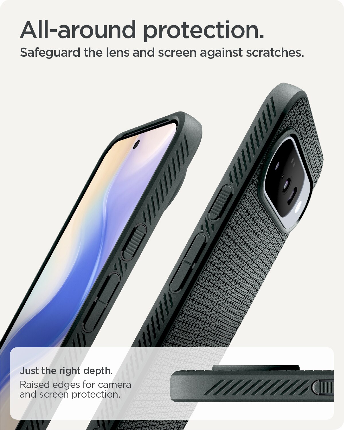 Google Pixel 10 Pro Case Liquid Air MagSafe Abyss Green