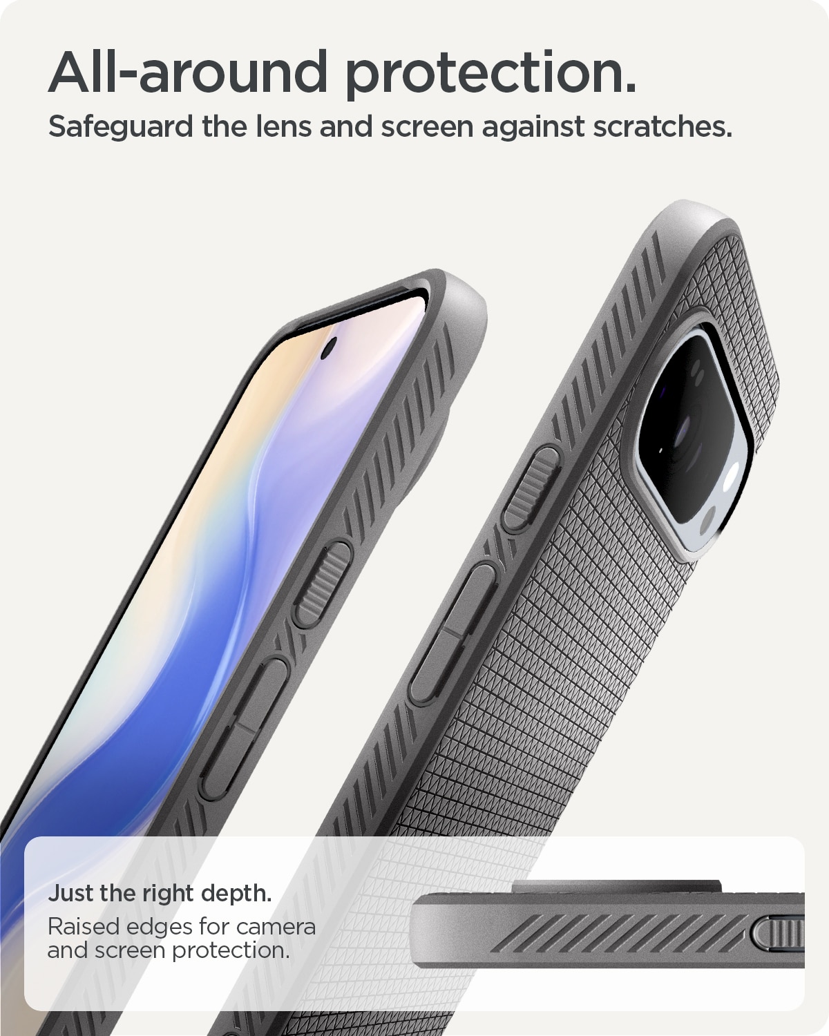 Google Pixel 10 Pro XL Case Liquid Air MagSafe Marble Gray