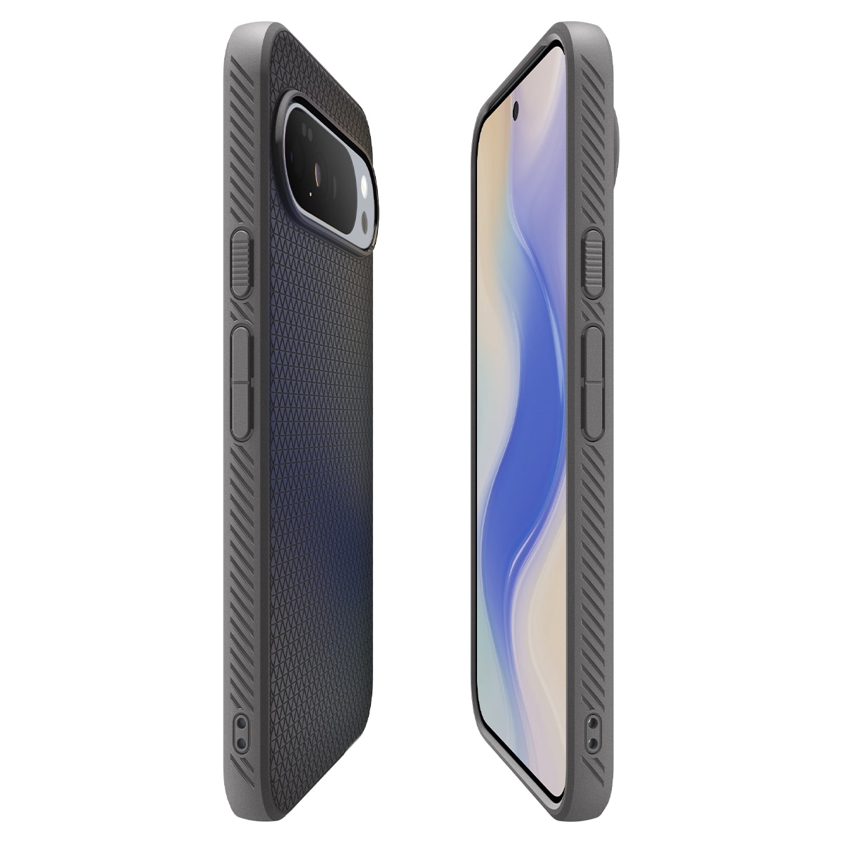 Google Pixel 10 Pro XL Case Liquid Air MagSafe Marble Gray