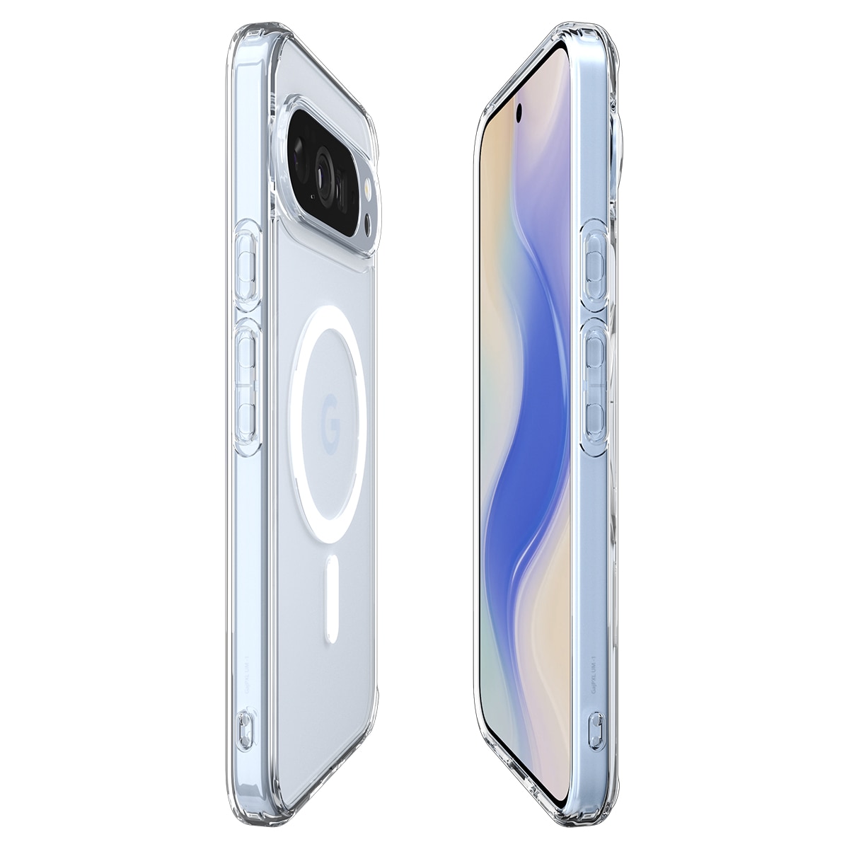 Google Pixel 10 Pro XL Case Ultra Hybrid MagSafe Clear White