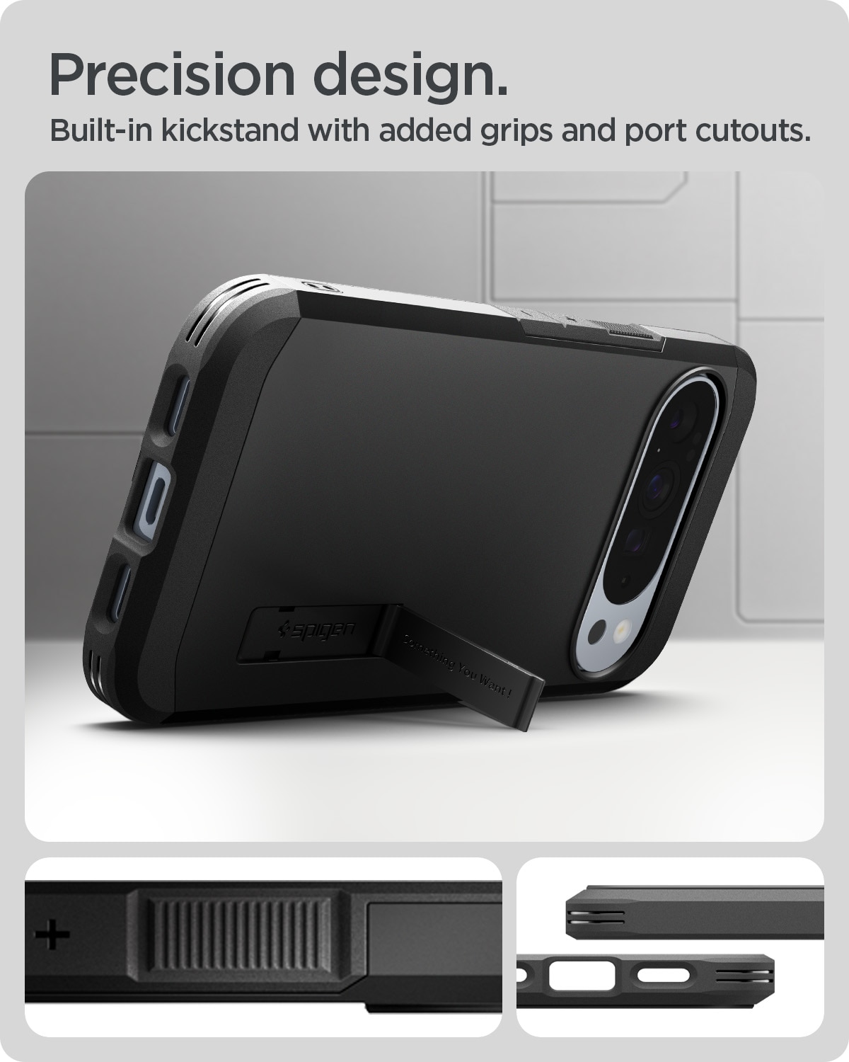 Google Pixel 10 Pro XL Case Tough Armor MagSafe Black