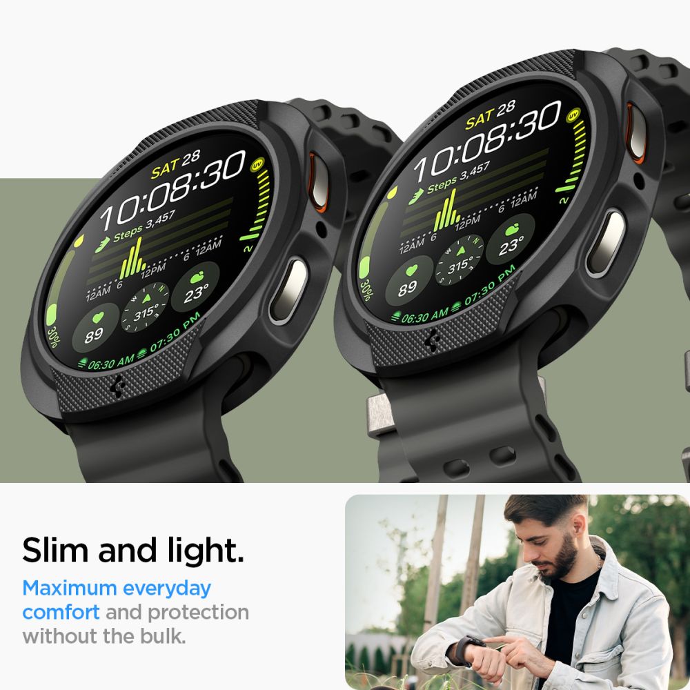 Samsung Galaxy Watch 8 44mm Case Liquid Air Black