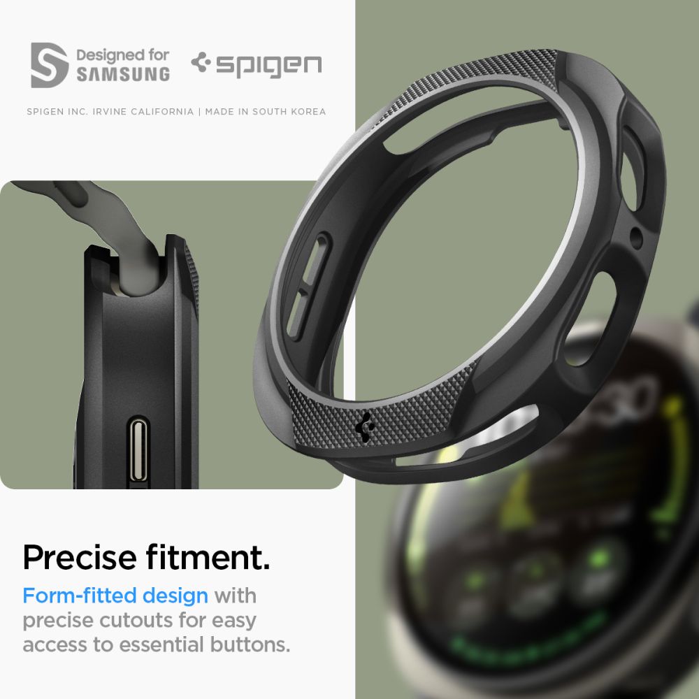 Samsung Galaxy Watch 8 44mm Case Liquid Air Black
