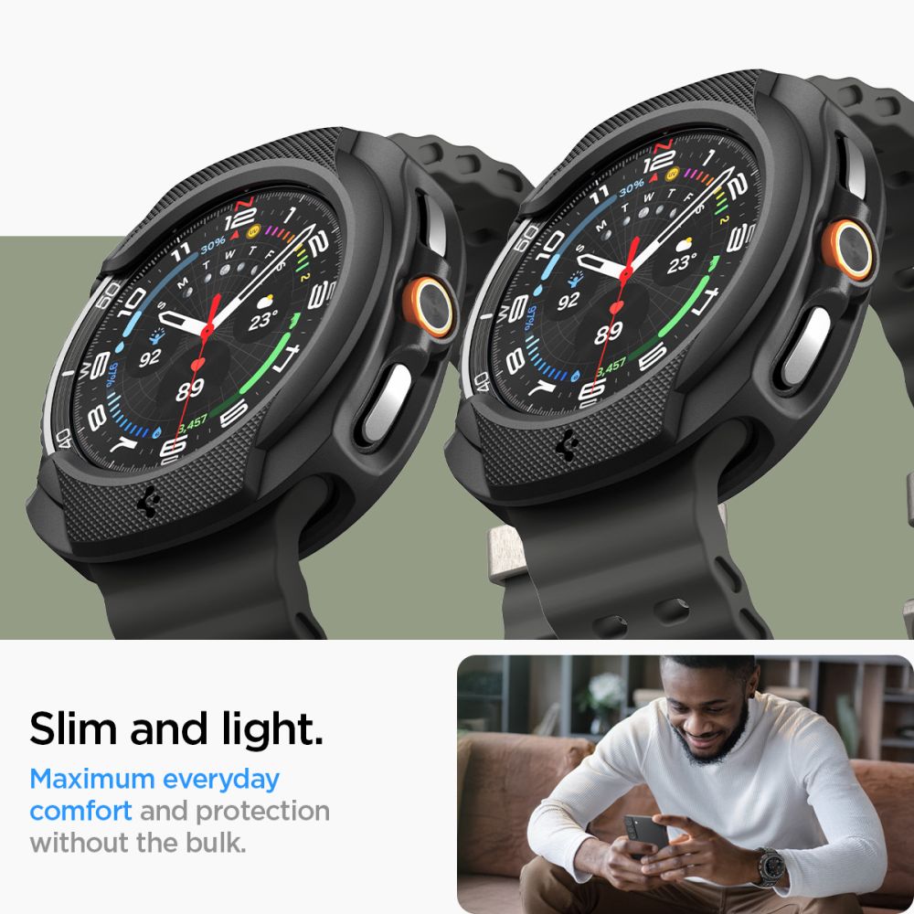 Samsung Galaxy Watch 8 Classic Case Liquid Air Black