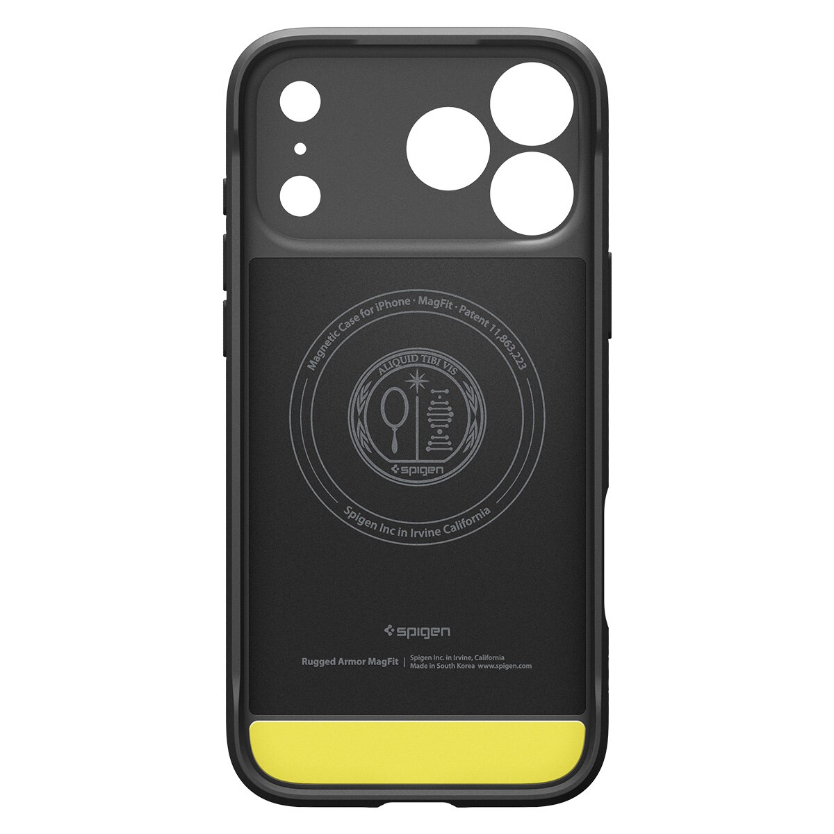 iPhone 17 Pro Case Rugged Armor MagSafe Black