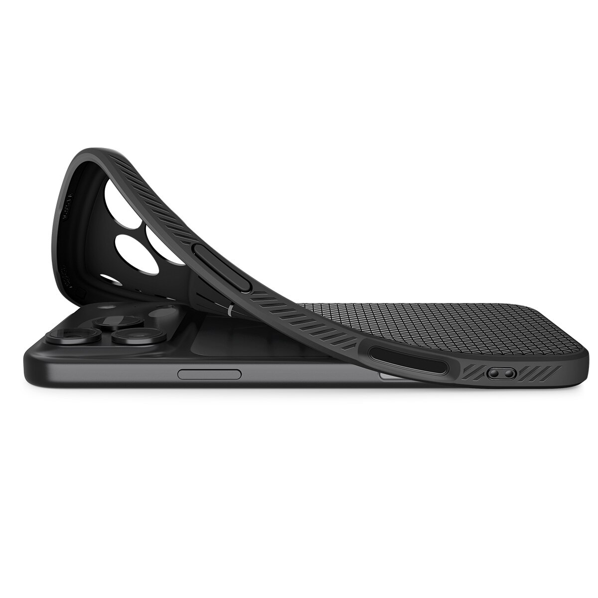 iPhone 17 Pro Case Liquid Air Matte Black