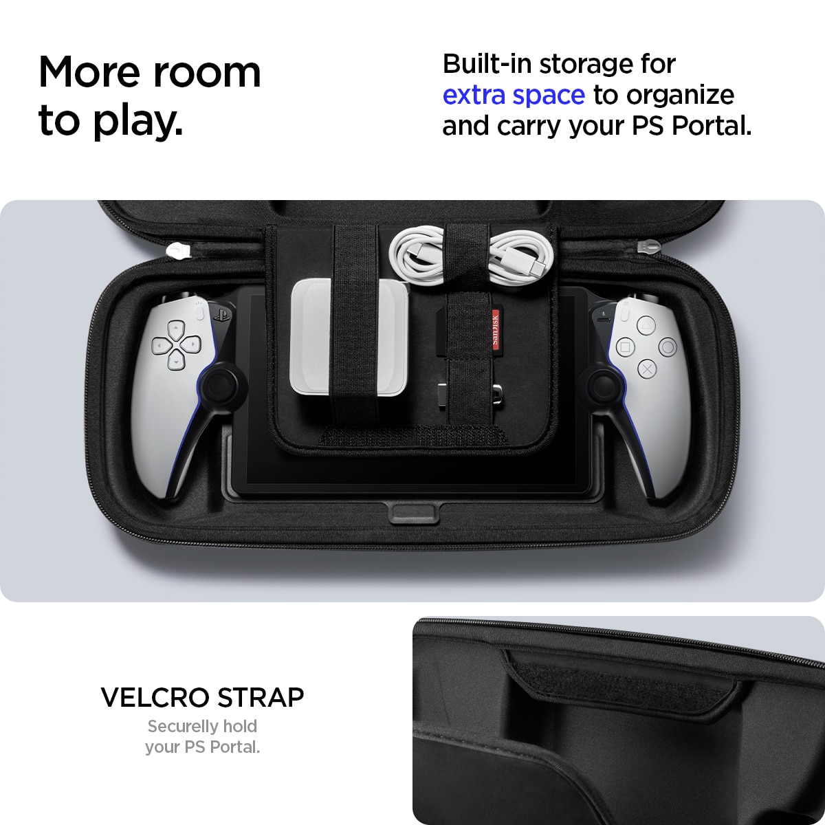 Rugged Armor Pro Pouch Sony PlayStation Portal Black