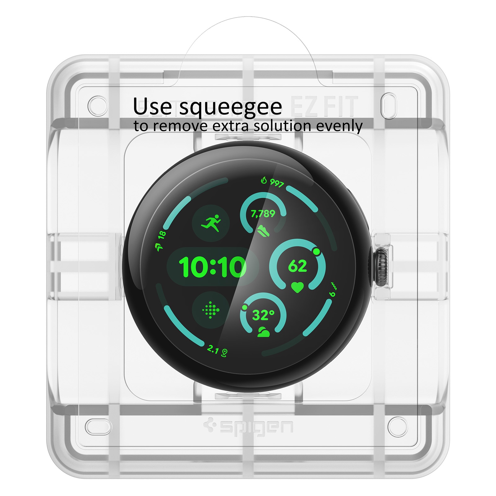 Google Pixel Watch 3 45mm Screen Protector EliteShield EZ Fit (2-pack)