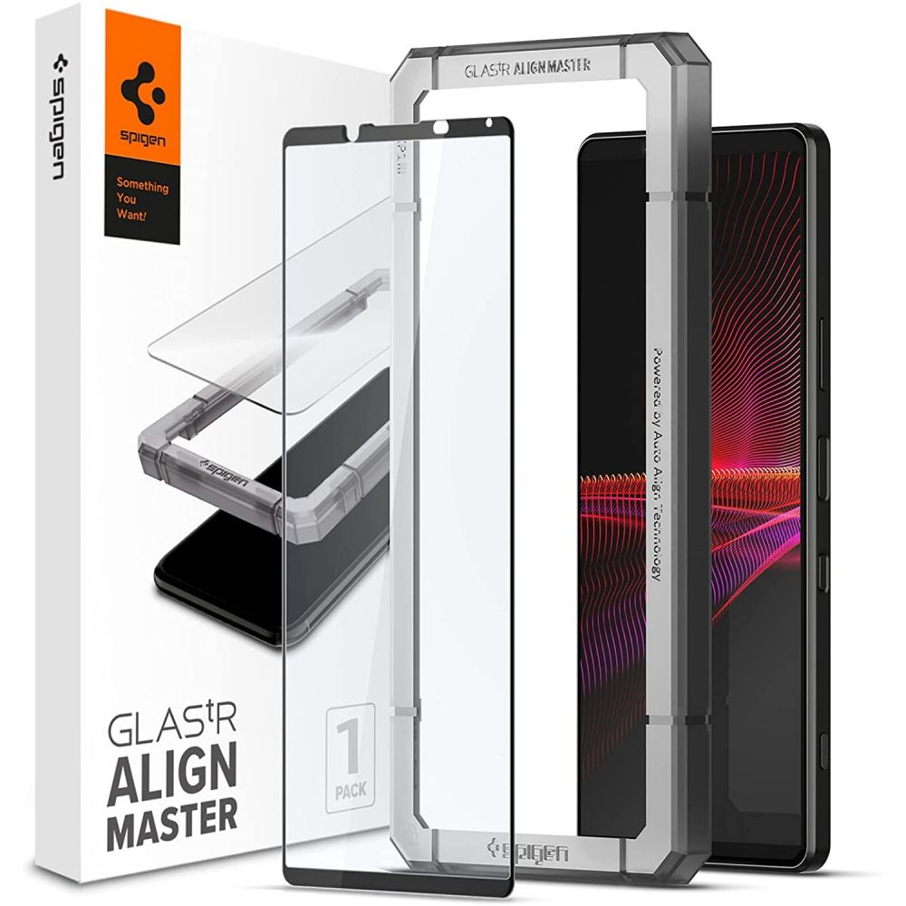 Sony Xperia 1 III AlignMaster GLAS.tR Full Cover Black