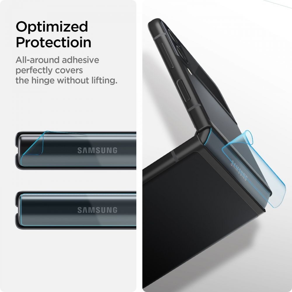 Samsung Galaxy Z Flip 3 Optik Lens Protector + Hinge Film Black Black