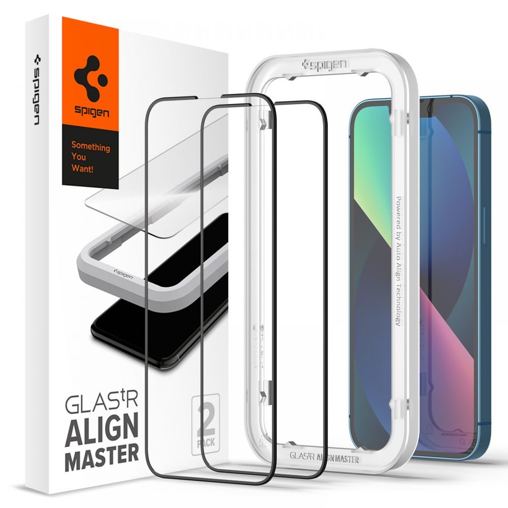 iPhone 13 Pro Max AlignMaster GLAS.tR Black (2-pack) Black