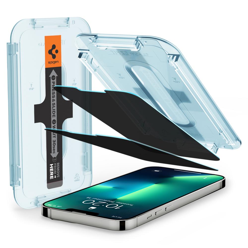 iPhone 13 Screen Protector GLAS.tR EZ Fit (2-pack)