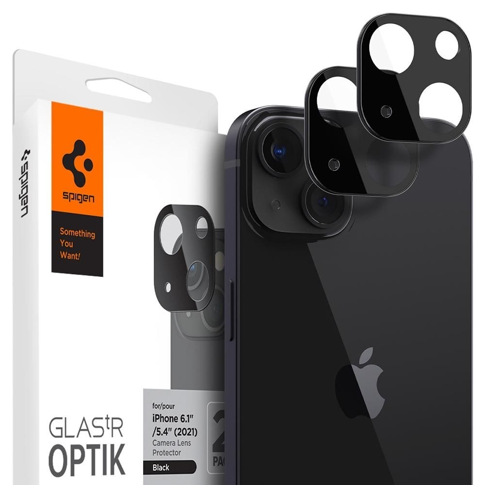 iPhone 13/13 Mini Optik Lens Protector Black (2-pack) Black