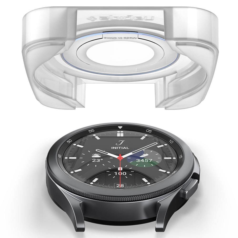 Samsung Galaxy Watch 4 Classic 46mm Screen Protector EZ Fit GLAS.tR (2-pack)