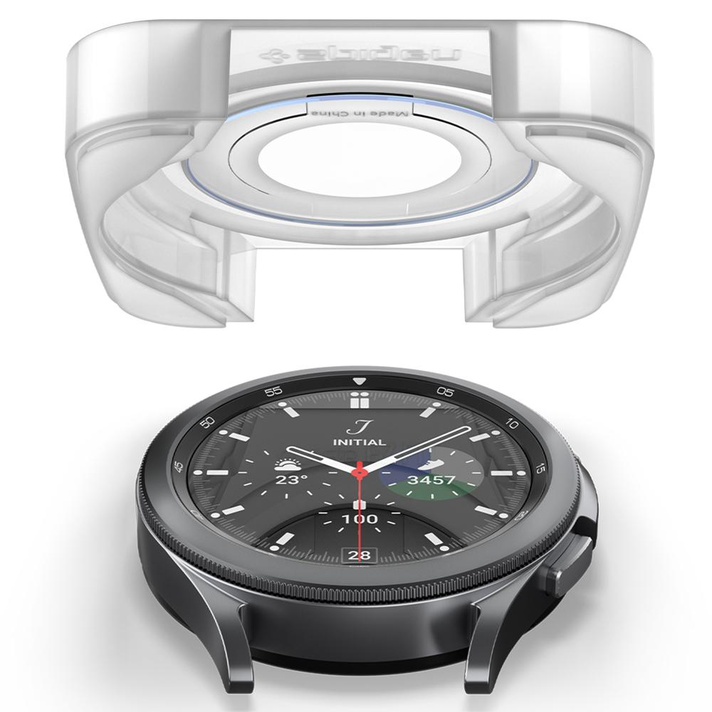 Samsung Galaxy Watch 4 Classic 42mm Screen Protector EZ Fit GLAS.tR (2-pack)