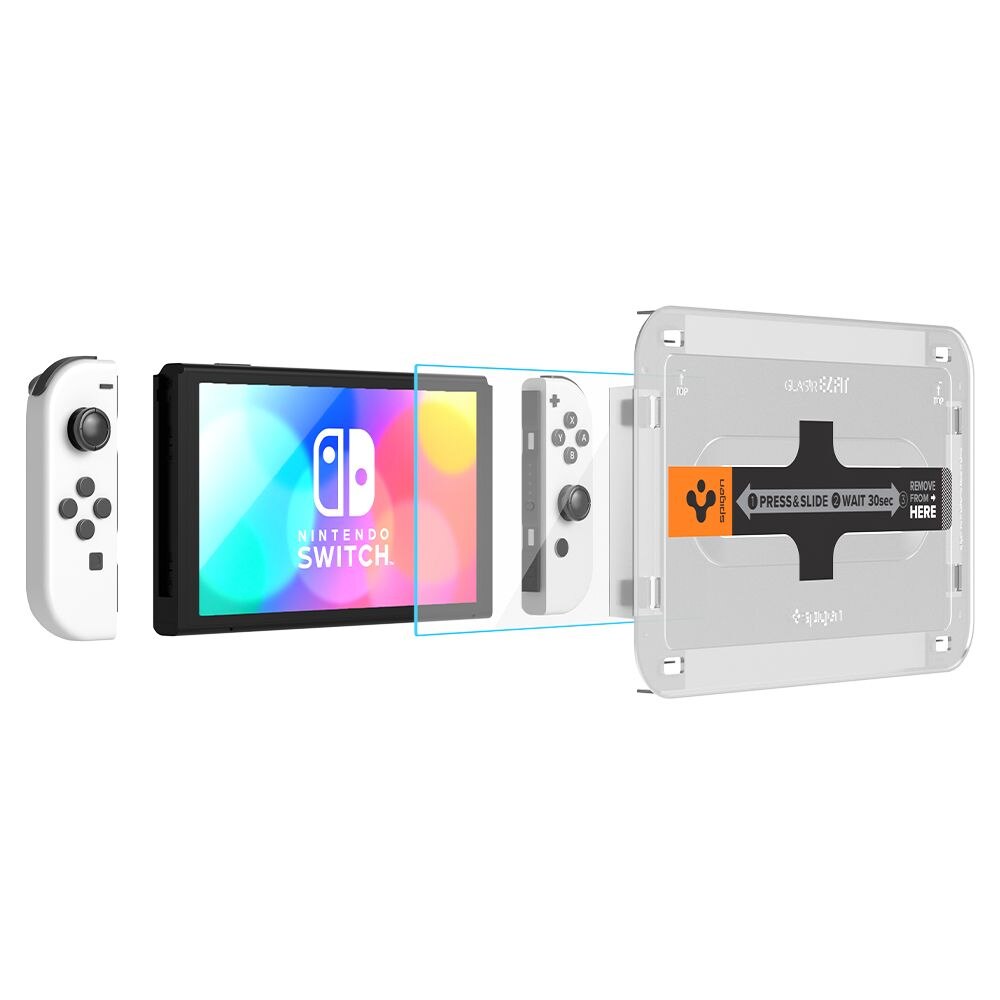 Nintendo Switch OLED Screen Protector GLAS EZ Fit (2-pack)