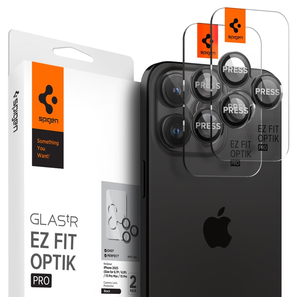 [Camera EZ] iPhone 13 Pro Whitestone Camera EZ Protector - 2 Pack (6.1)