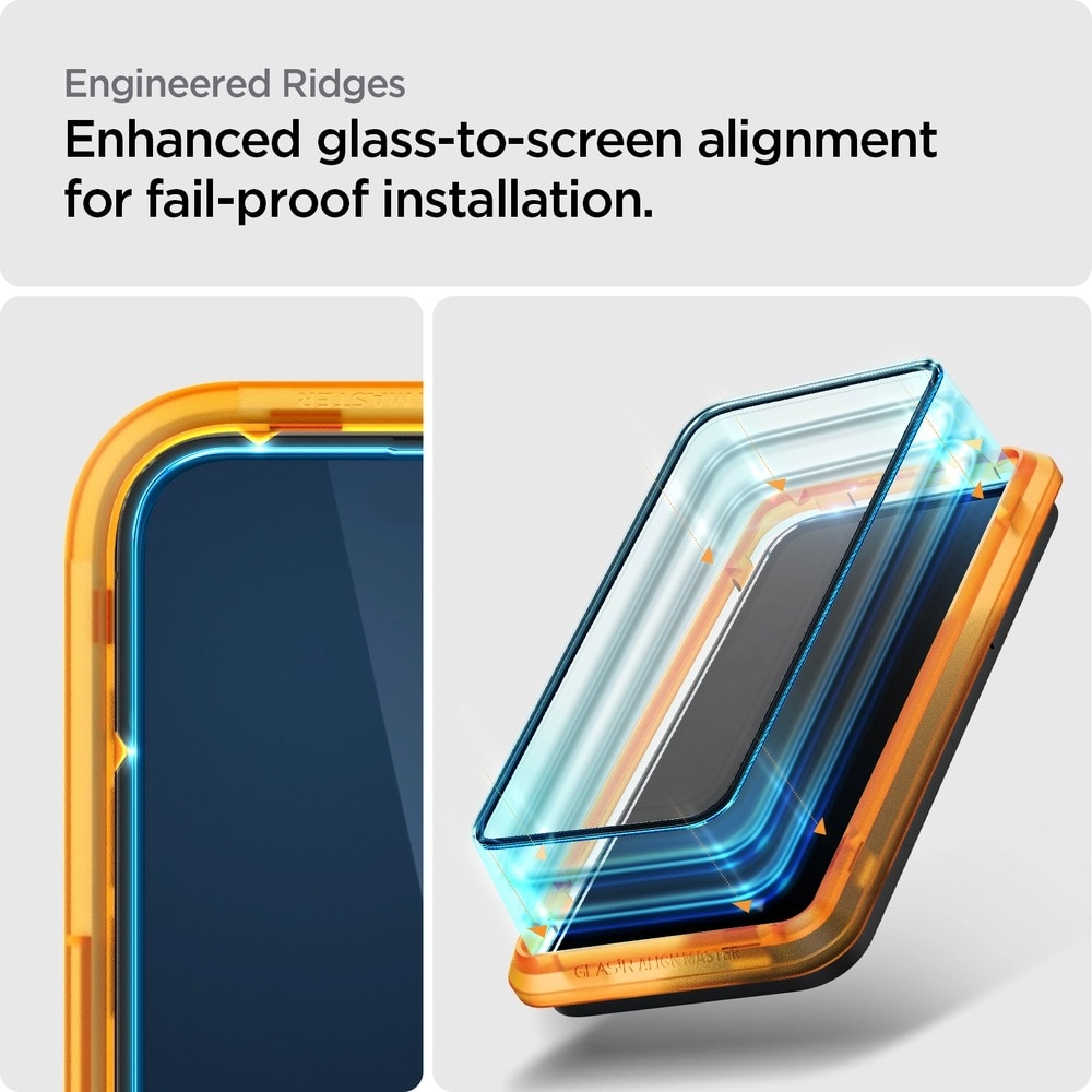 iPhone 14 Pro Max AlignMaster Glas:tR (2-pack) Black