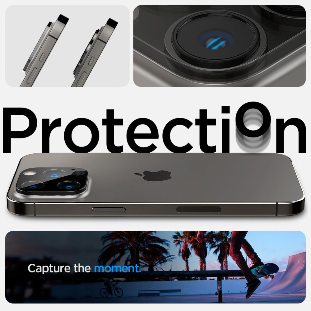 iPhone 14 Pro Max Optik Lens Protector (2-pack) Black