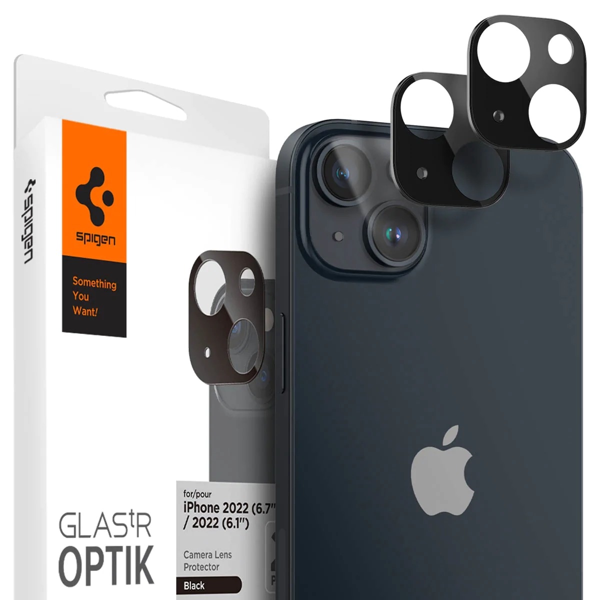 iPhone 14 Optik Lens Protector (2-pack) Black